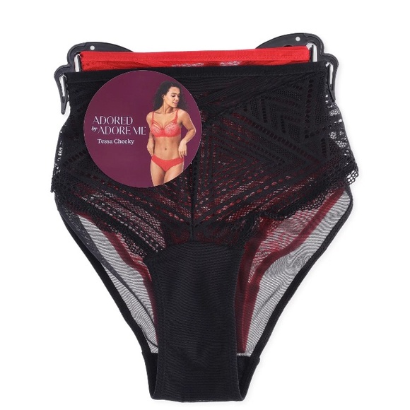 Adore Me Geo Lace Panty trio 3XL Gorgeous! - Picture 5 of 13